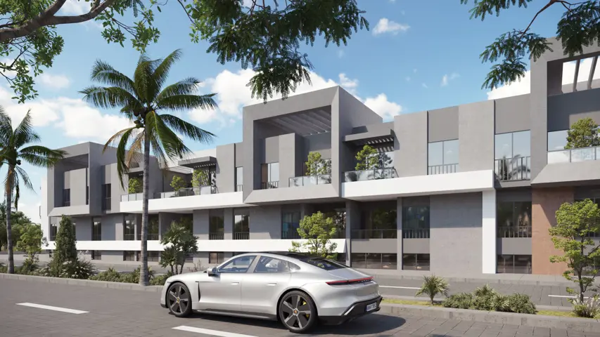 A3  pool level street building A + 10 m2 private garden