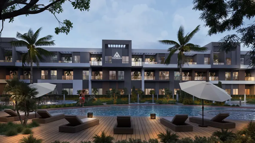 A1  pool level street + 10 m2 private garden